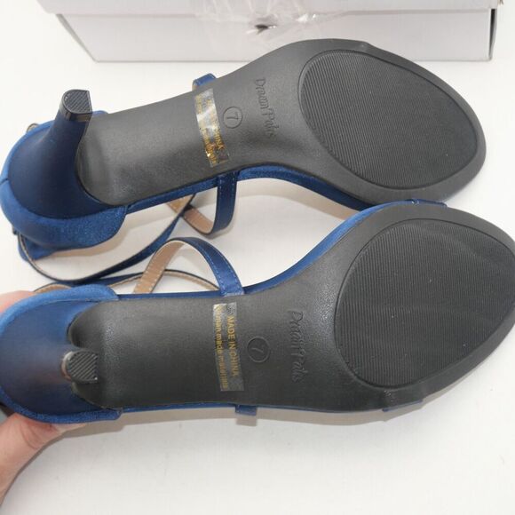 NEW DREAM PAIRS Women's 7 Dolce Stilettos Open Toe Pump Heel - Picture 9 of 9